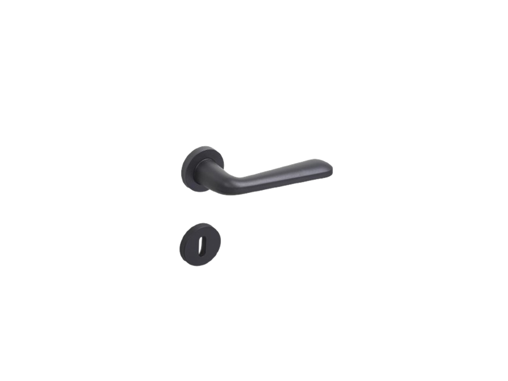 Maniglia Snapp Plastica Ricliclata Rosetta Tonda d.45x5h Bocchetta Foro Chiave varie finiture  Verum - immagine 4